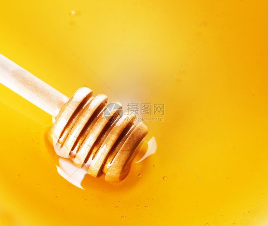 亲爱的美食工具食物蜜蜂产品营养液体蜂蜜菜单饮食图片