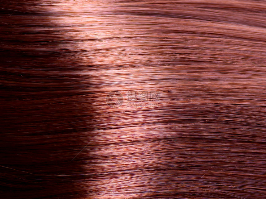 毛发纹理美丽棕色发型女性淡黄色紫色卷曲造型女士奢华图片