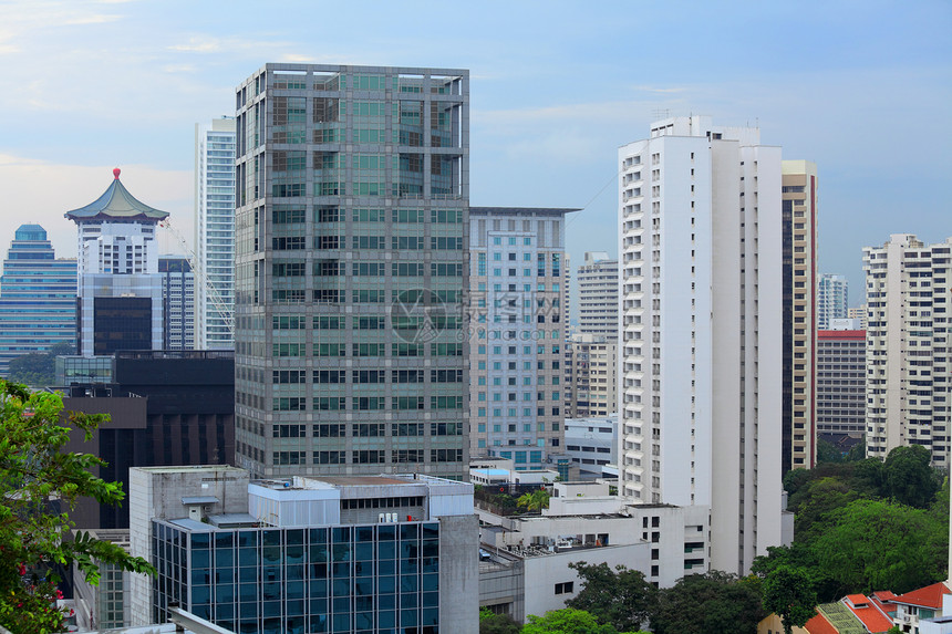 新加坡的建筑物摩天大楼建筑城市住房天际景观公园图片