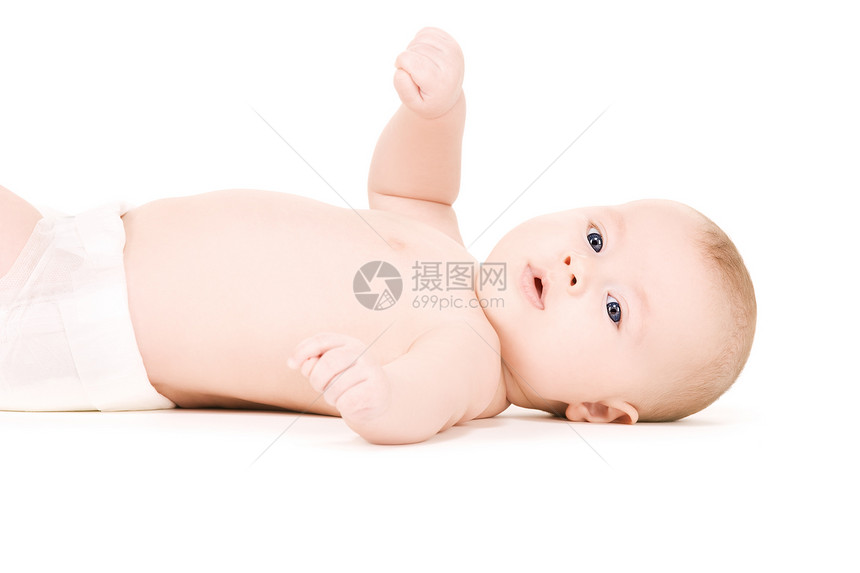 婴儿尿布中的婴儿男孩皮肤男性青少年生活男生育儿保健卫生孩子童年图片