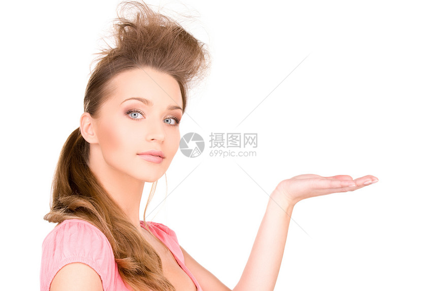 椰枣上的东西广告女性手势棕榈女孩福利白色成人图片
