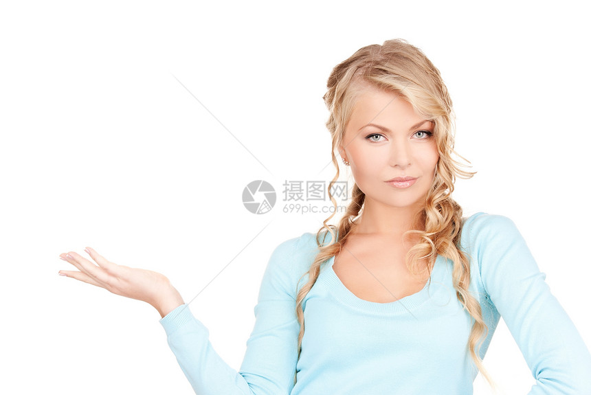 椰枣上的东西青少年广告快乐女性女孩人士白色微笑蓝色棕榈图片