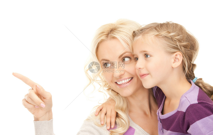 幸福母亲和子女福利妈妈童年孩子乐趣快乐面孔女士女孩女儿图片
