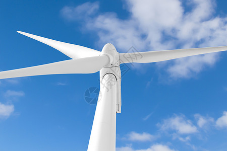 涡轮螺旋桨风力涡轮机对准蓝色云天建筑学天空环境建筑房子螺旋桨财产热点金属集电极背景