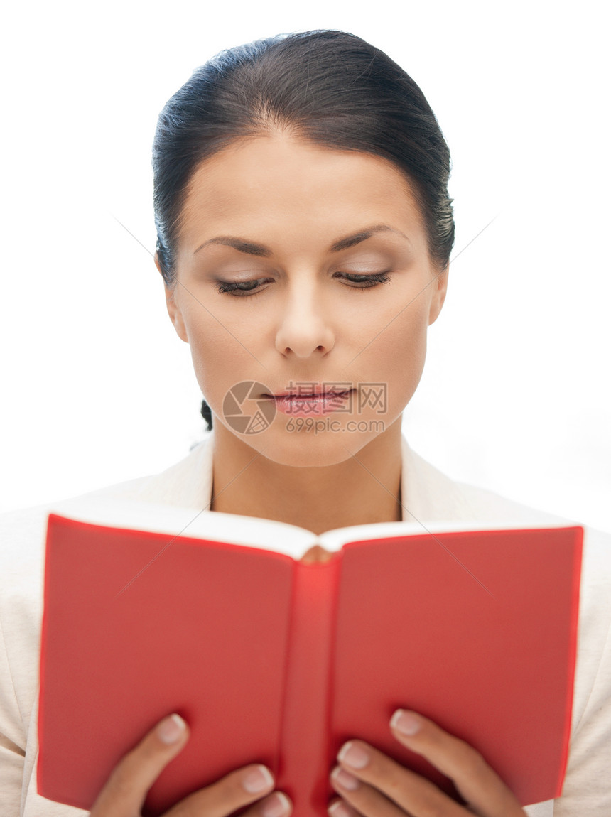 与有天经的贞操和纯洁的妇女阅读工人人士大学教育工作女孩学者女性商务图片