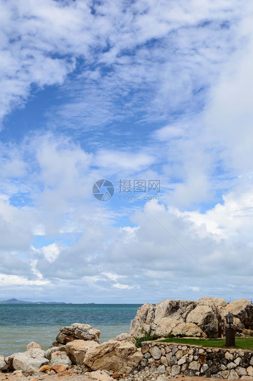 空中海滩地平线风景海浪天空旅行海岸太阳冲浪支撑放松图片