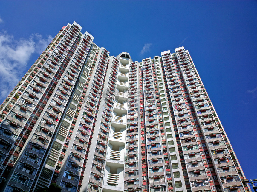 香港的公寓套房阴影多样性天空建筑学住宅城市房子建筑按钮团体图片