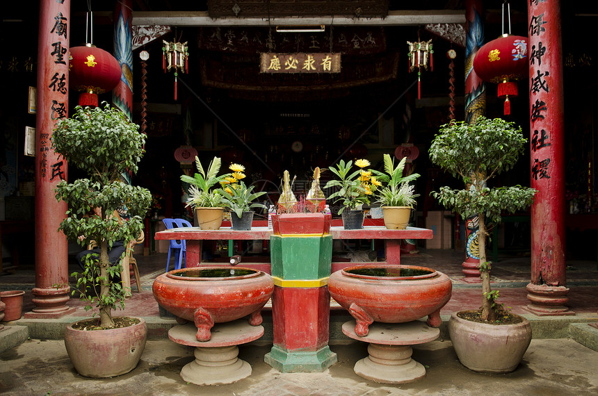 中国的中国寺庙 在情调建筑学异国宗教图片