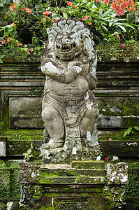 宗教人物数字传统上帝花园雕像背景图片