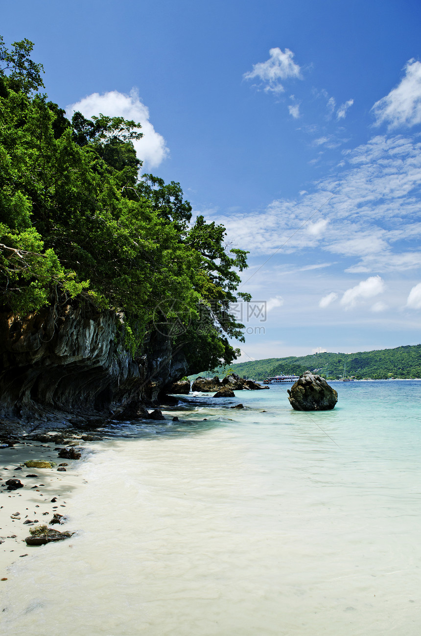 泰王国热带岛屿海滩游客旅行情调旅游假期异国天堂风景图片