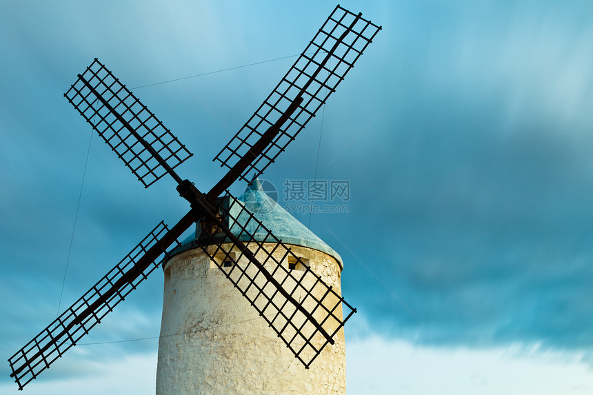 风风车旅行纪念碑地标旋转蓝色文化乡村路线力量爬坡图片