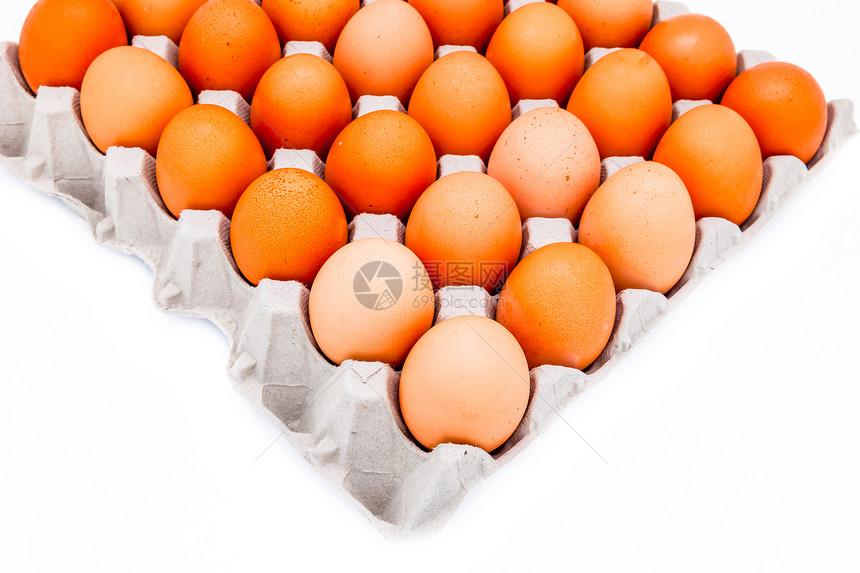 鸡蛋在箱中纸盒产品棕色食品蛋壳食物杂货图片