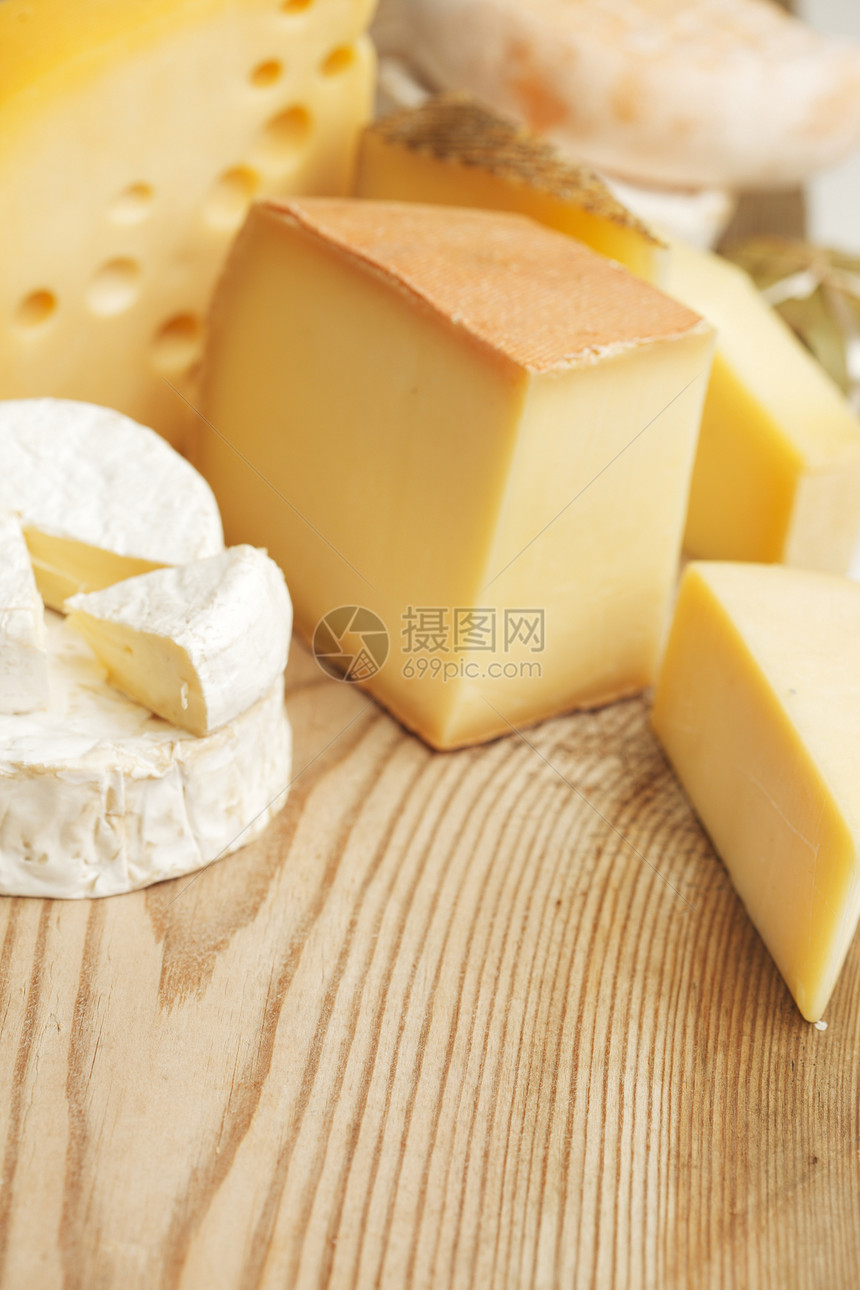 不同种类的奶酪组成成分奶制品烹饪美味作品奢华大理石纹团体美食杂货店食物图片
