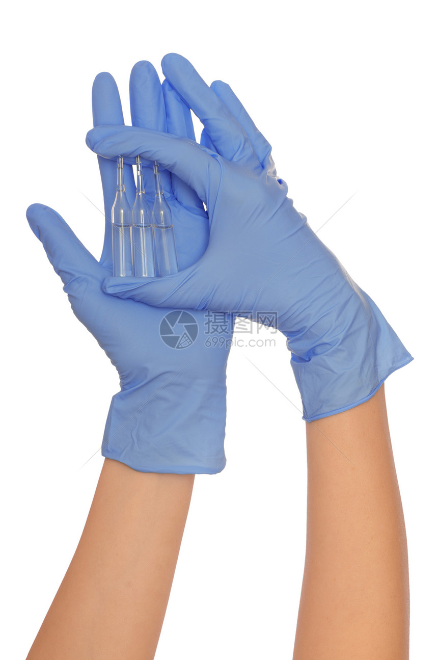 接种疫苗的安培玻璃医生管道教育专注测试安瓶化学品管子职业图片