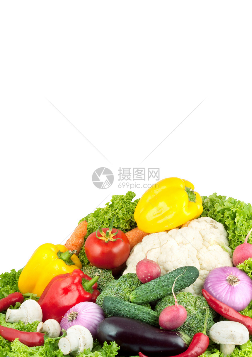 杂类新鲜蔬菜洋葱食物框架文化菜花紫色团体菠菜收藏黄瓜图片