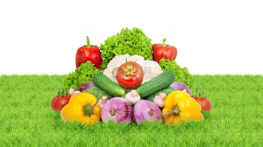 杂类新鲜蔬菜胡椒紫色菠菜文化作品叶子团体框架黄瓜食物图片