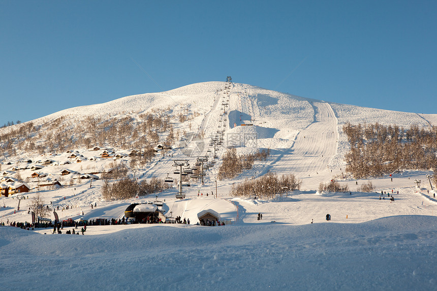 挪威冬地目的地荒野天空景观游客旅游文化图片