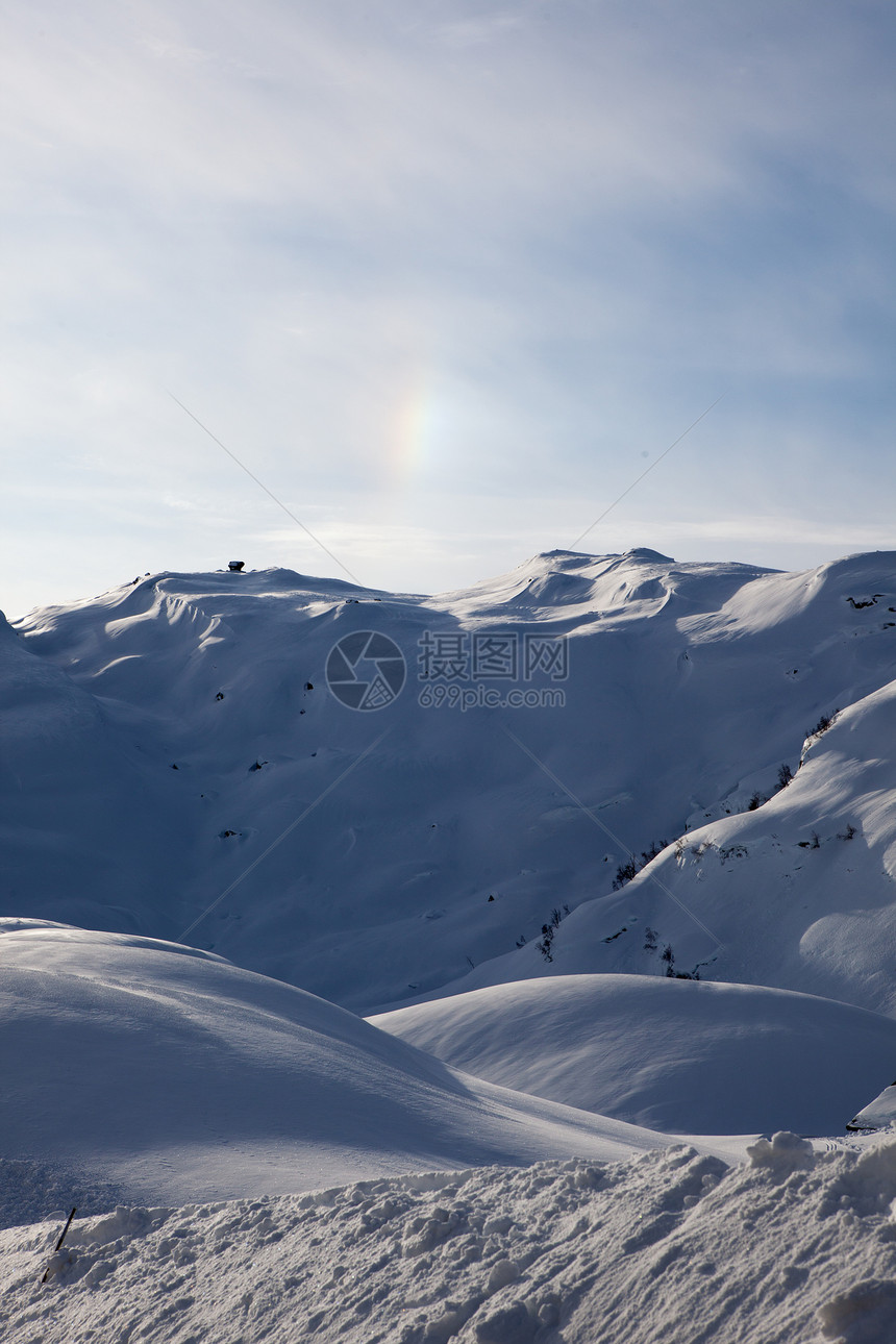挪威冬地景观旅游天空文化荒野目的地游客图片