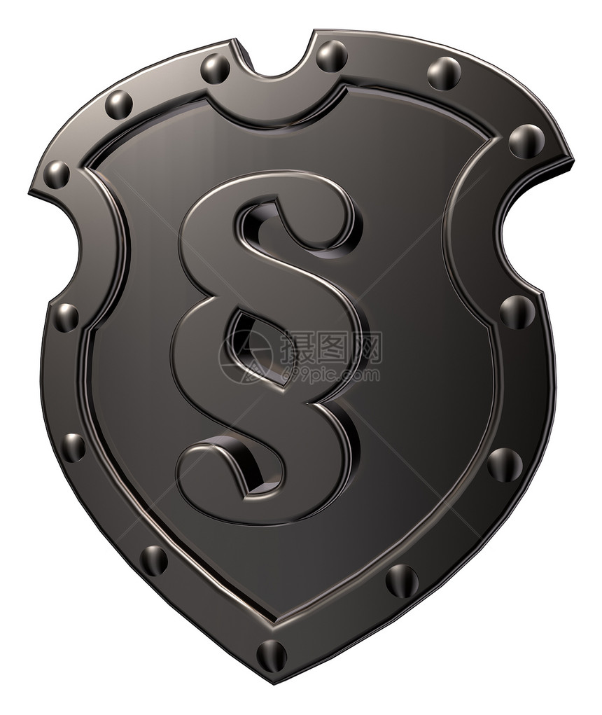 带有段落符号的金属徽章斗争警卫法律历史法庭框架骑士命令防御保卫图片