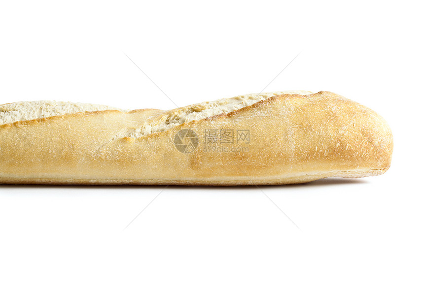 发包硬壳食物白色美食面粉面包谷物早餐新鲜长面包棒图片