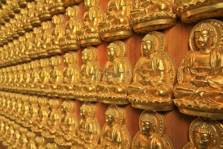 buddha 不丹布丁冥想艺术长袍雕像金子游客旅游建筑学古董宗教图片