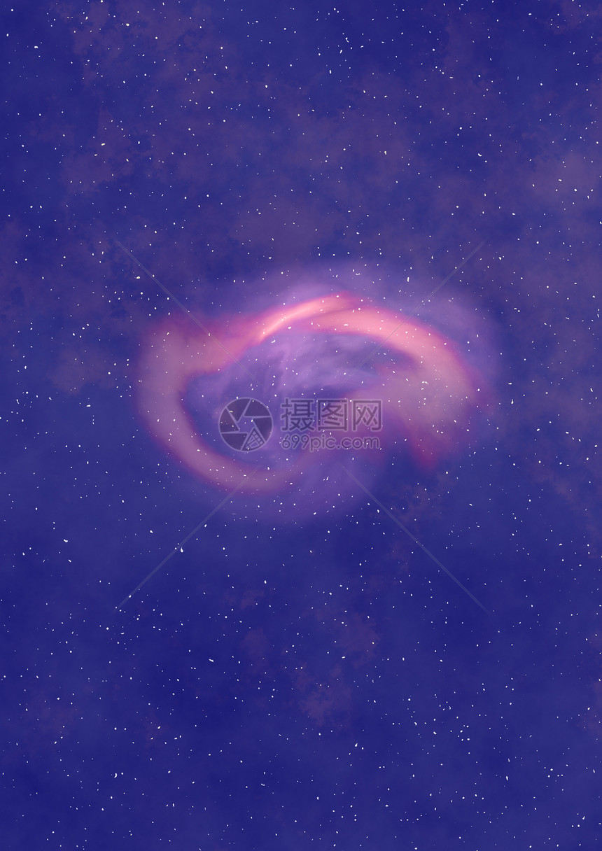 成为光星星云星系螺旋灰尘紫色纺纱乳白色插图敬畏气体渲染图片