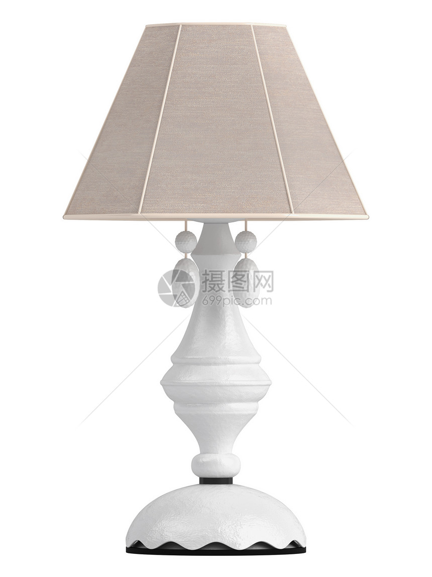 六边阴影的白灯照明电气插图家庭材料桌子装饰活力力量灯光图片