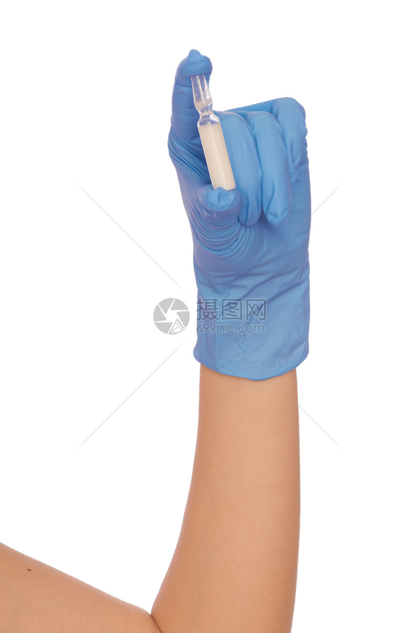 接种疫苗的药剂治疗测试医生检查手套管子酊剂安瓶药品科学家图片