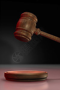 上传圆圈法庭黑色红色棕色反光陪审团阴影木头法官背景图片