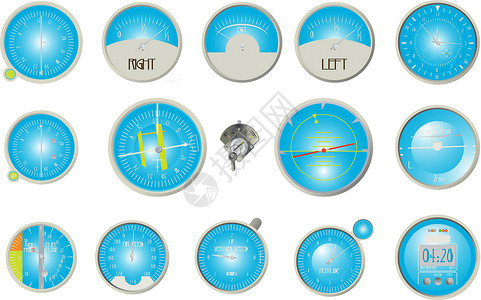 飞机仪表盘仪表高清图片
