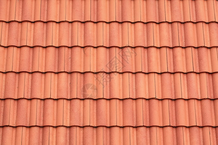 屋顶铺贴模式材料制品橙子防风雨黏土建筑棕色平铺红色陶瓷背景图片