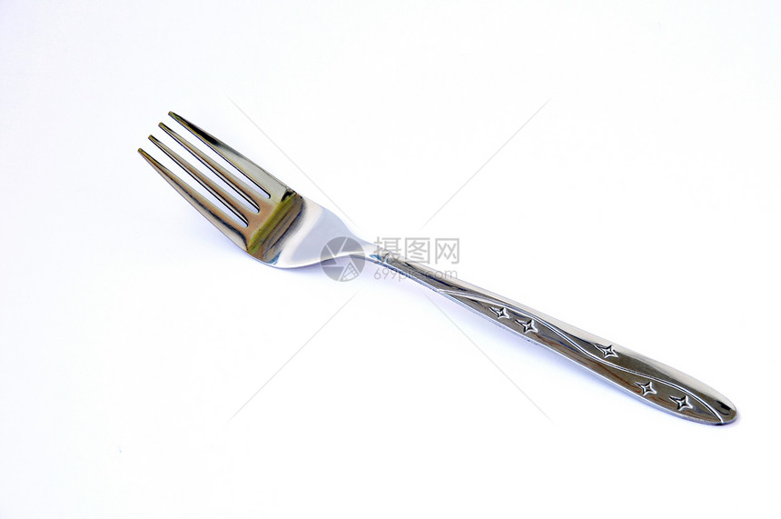 无硫叉白色生活餐具工具银器刀具水平金属食物亚麻图片