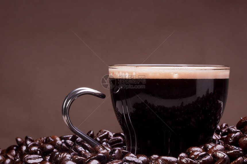 Espresso 埃斯法糖果咖啡杯子营养农业饮料棕色食物皮肤玻璃图片