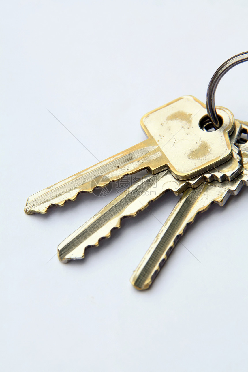 密钥关键键工作室团体骨骼商业秘密房子安全反射金子戒指图片