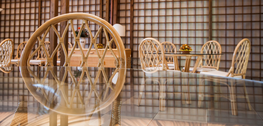 豪华威克内务局桌子乡村财产竹子家具座位风格植物奢华椅子图片
