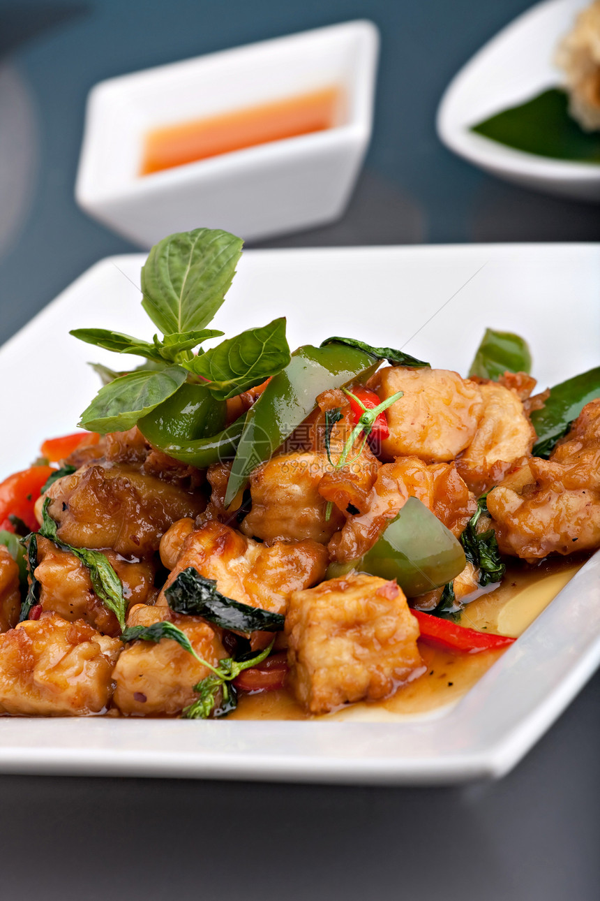辣味泰国食品热带蔬菜辣椒推介会午餐盘子食物异国文化胡椒图片