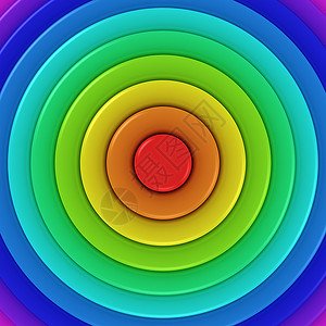 彩虹图形圆形计算机同心团体调色板光谱戒指背景图片