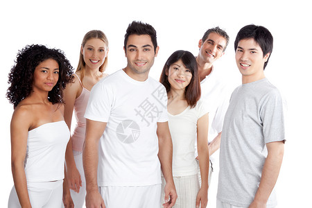 多民族人群多样性团体女士男性黑色金发团队成人男士拉丁背景图片
