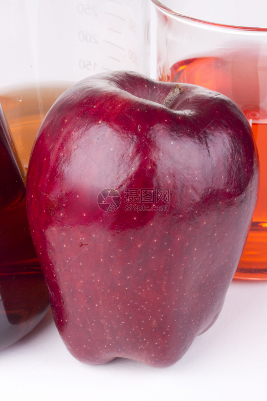 红美味苹果剪裁甜点水果美食食物小吃白色营养产品红色图片