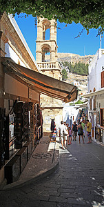 阿普林街希腊欧洲高清图片