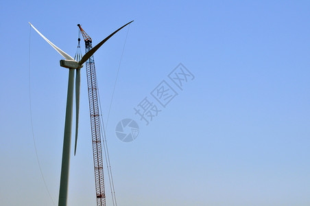 风风涡轮树木风车绿色资源涡轮机场地科技技术风力背景图片