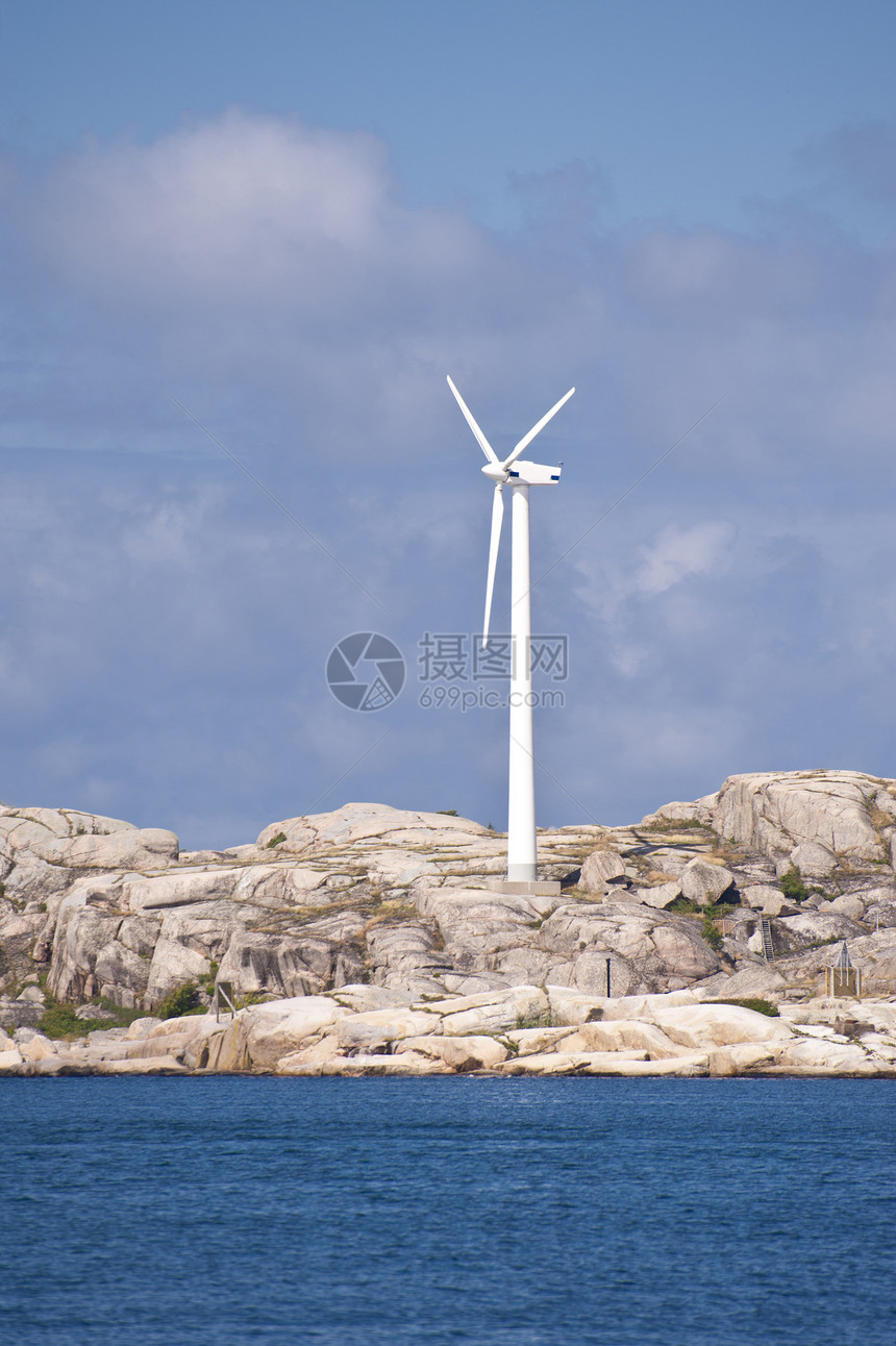 风能能源海岸发电机涡轮机牧歌旅行风力岛屿活力生态图片