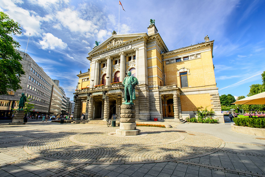 国家剧院建筑学剧作家文化雕像首都艺术建筑场景图片