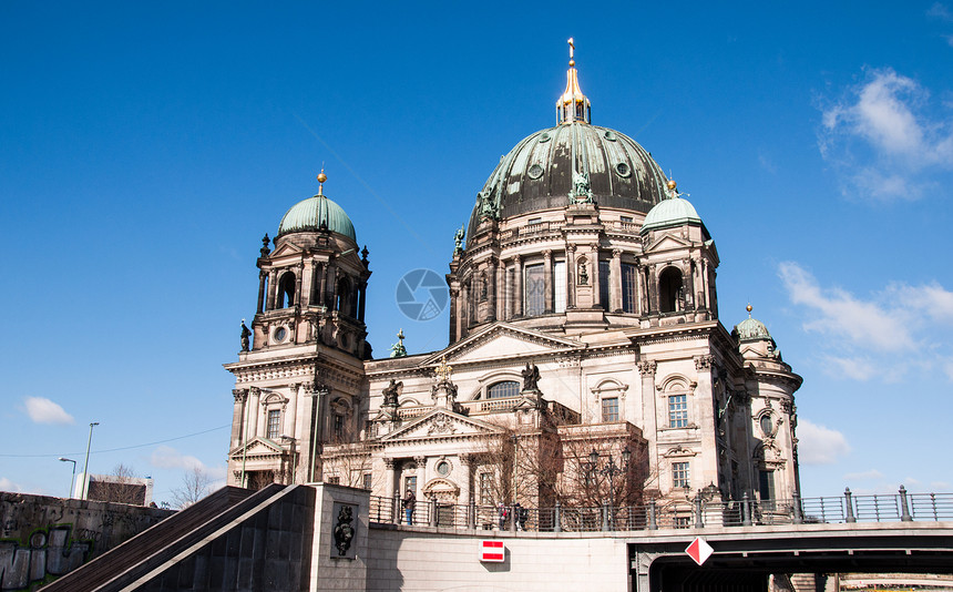 柏林大教堂历史天炉城市博物馆反射狂欢宗教访问旅行文化图片