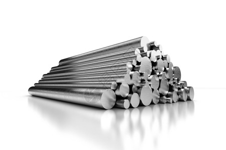 钢管堆金属工业水平合金数字管子圆柱图像不锈钢管道背景图片