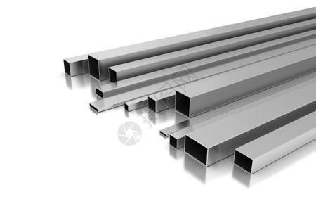金属简介绘图管道合金长方形图像圆柱不锈钢工业水平反射背景图片