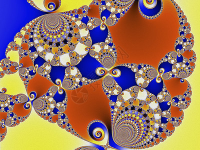 分形计算机几何学螺旋图像数学插图电脑图形背景图片