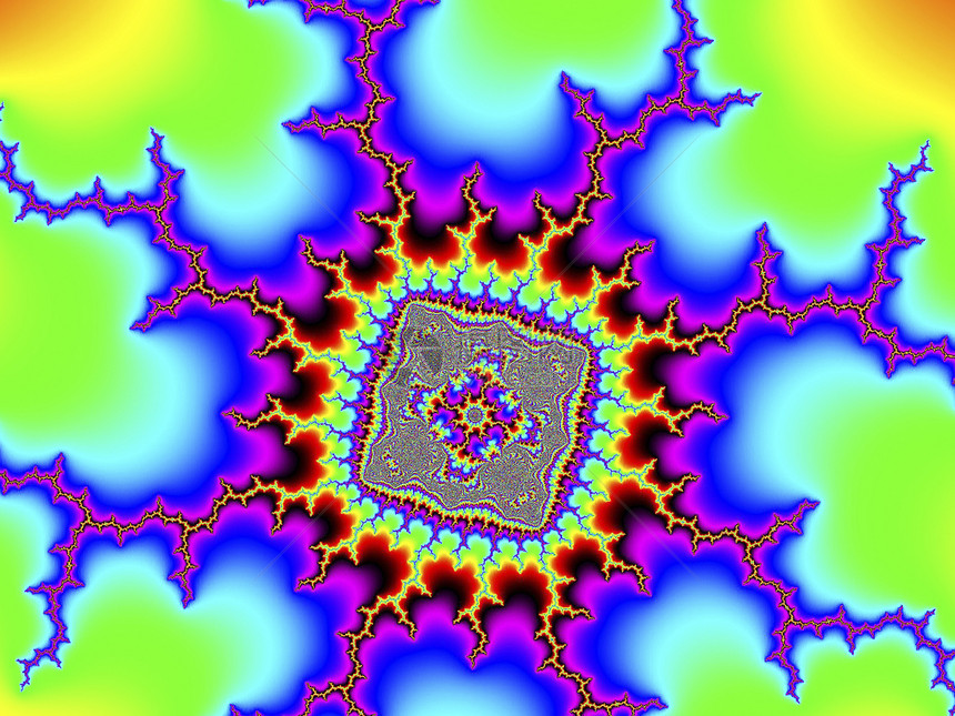 分形图像插图几何学数学螺旋计算机电脑图形图片