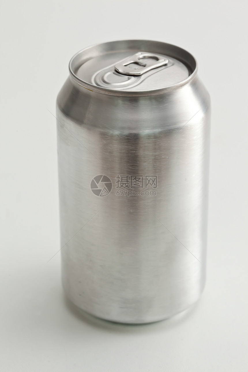 闭合铝罐空白金属啤酒罐图片