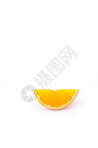 橙色切片橙子果味橙段果皮橘皮背景图片